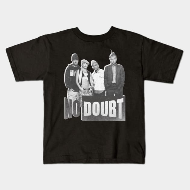 No-Doubt-Tribute Kids T-Shirt by Ville Otila Abstract